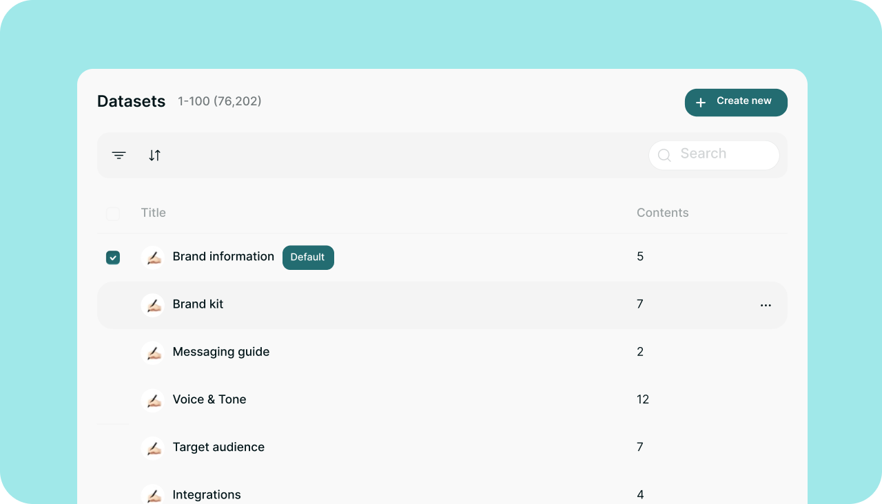 Knowledge Base & Memory